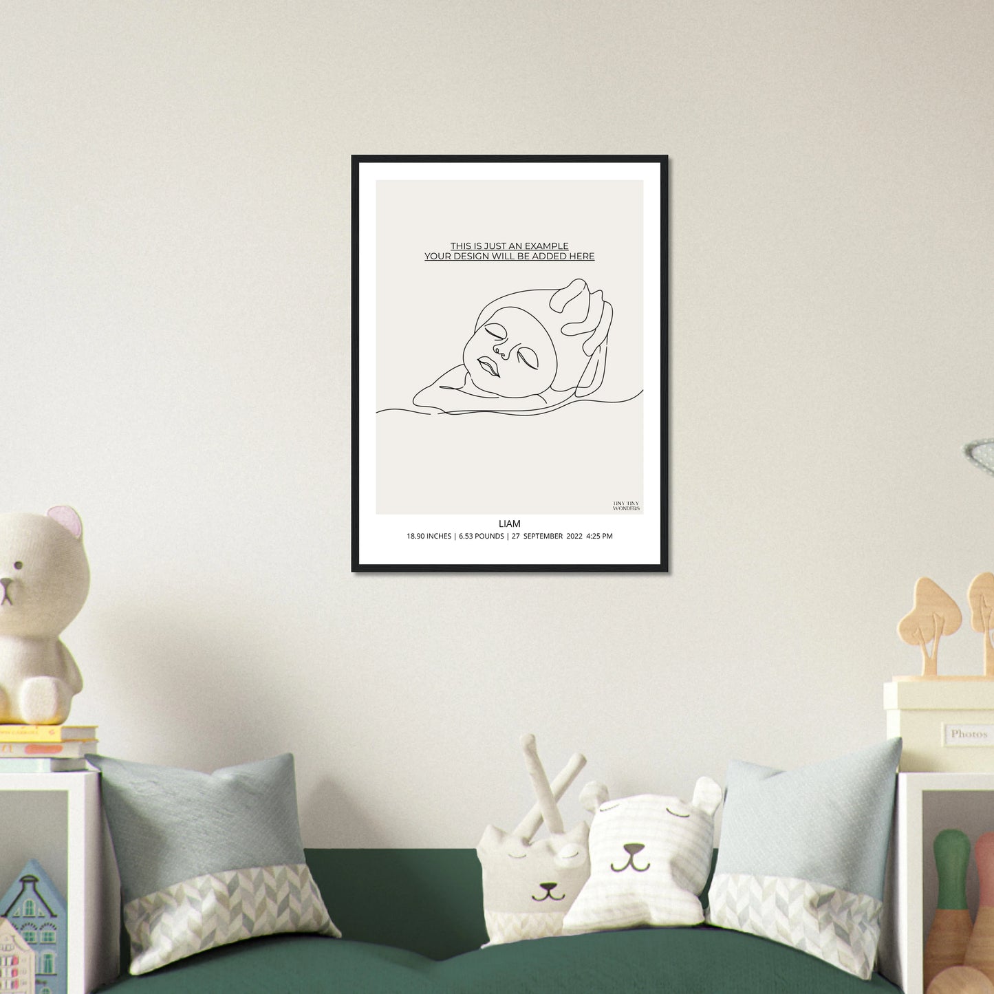 Personalized One Line Art Poster