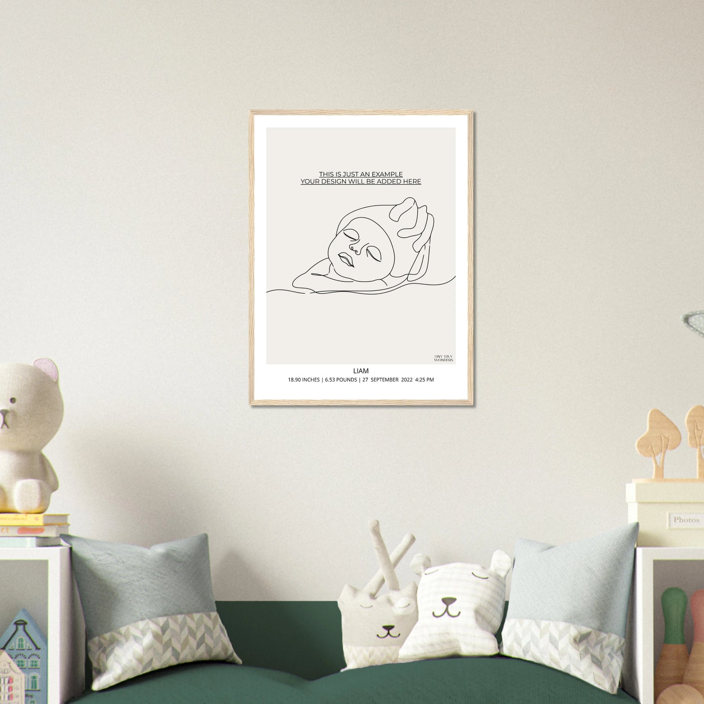 Personalized One Line Art Poster